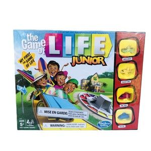New in Box Hasbro The Game of Life Junior Board Game (English Version)